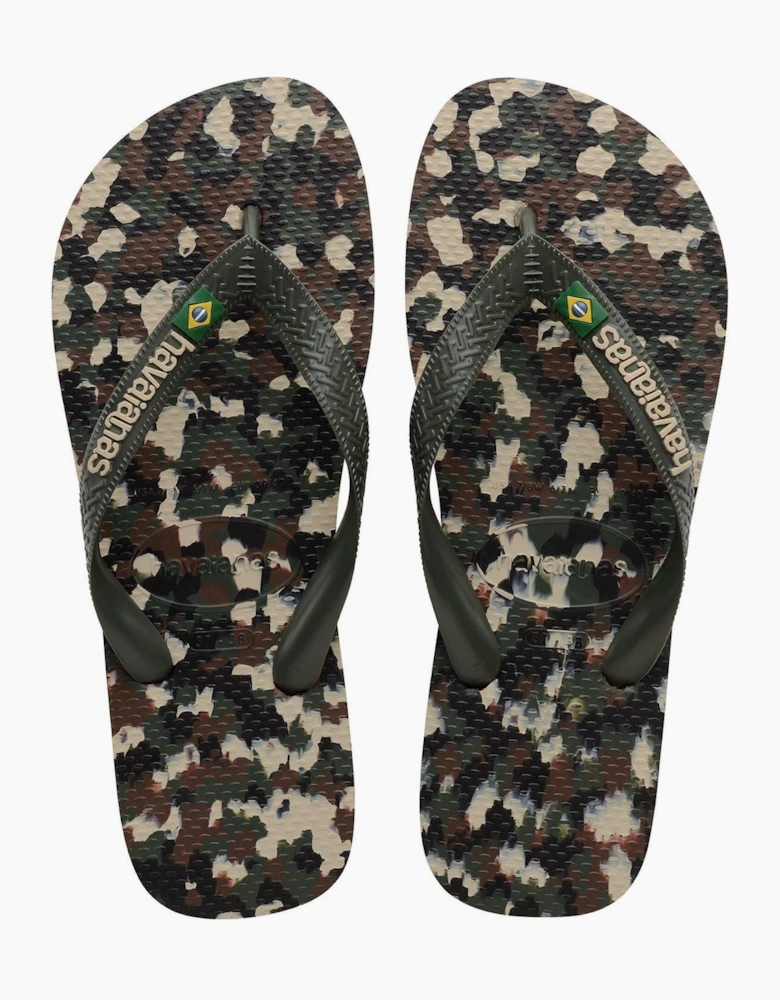 Hav. Brasil Tech Ii Navy Blue 33 34 Flip Flops Womens