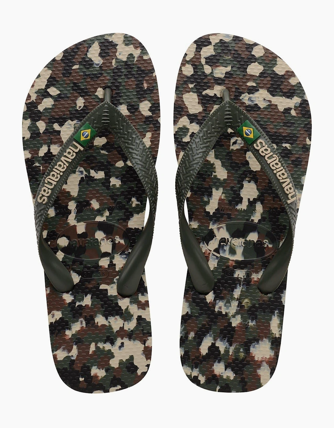 Hav. Brasil Tech Ii Navy Blue 33 34 Flip Flops Womens