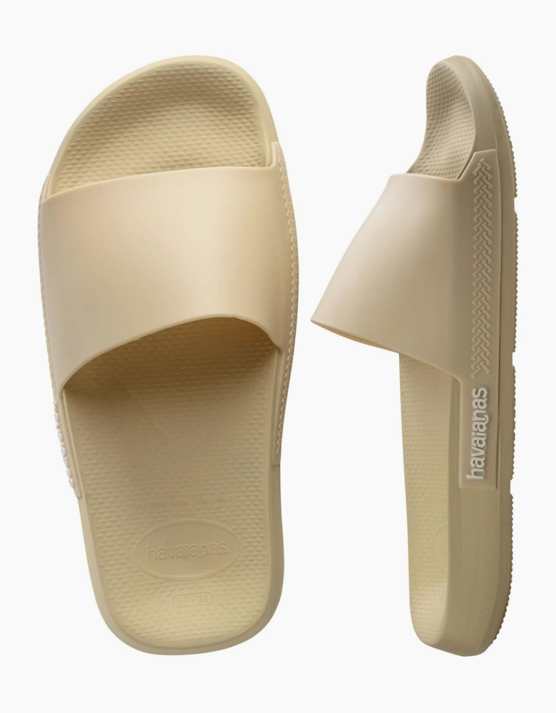 Open Toe Flat Slide Sandals