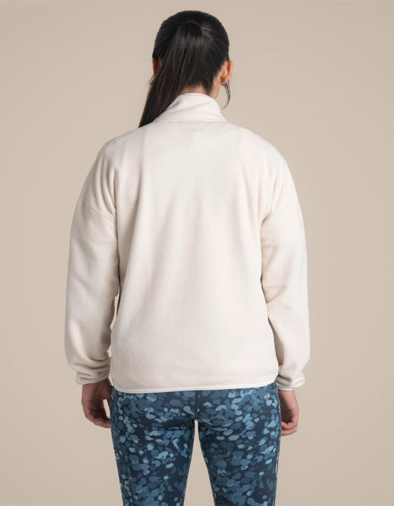 Zipped Pocket Funnel Neck Long Sleeve Sweatshirt
