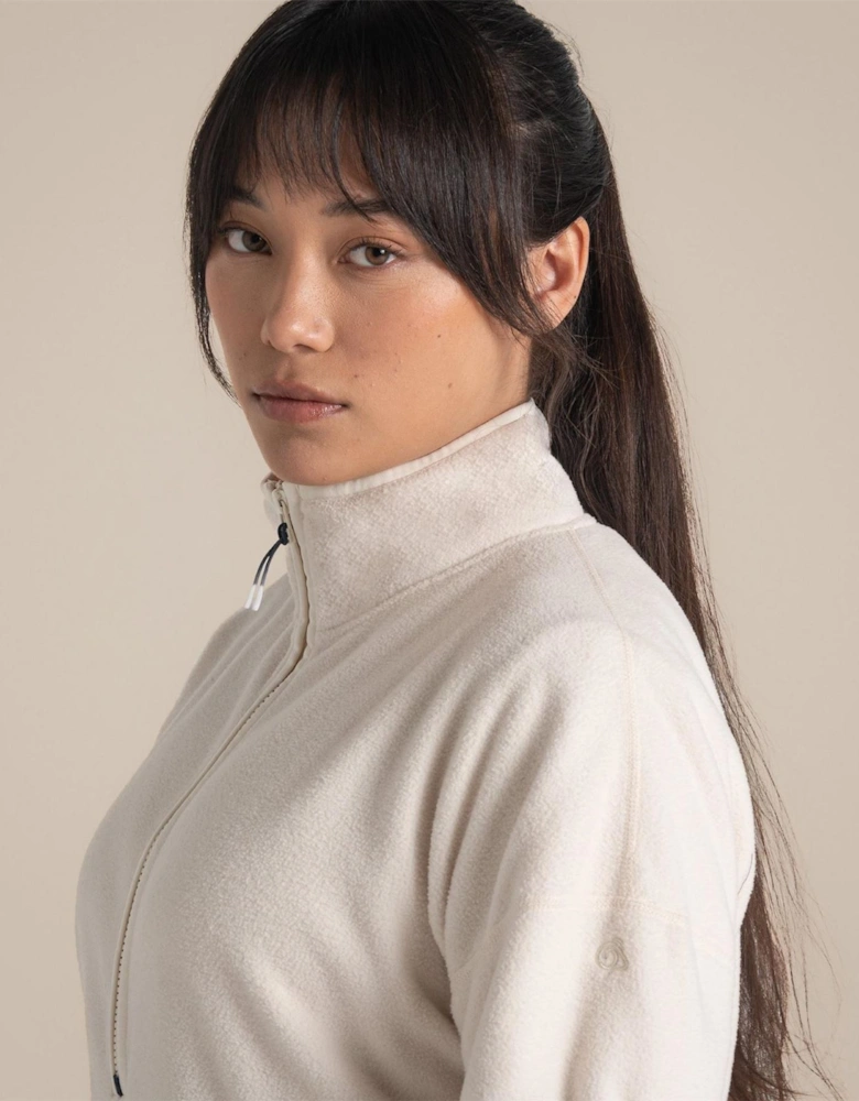 Zipped Pocket Funnel Neck Long Sleeve Sweatshirt