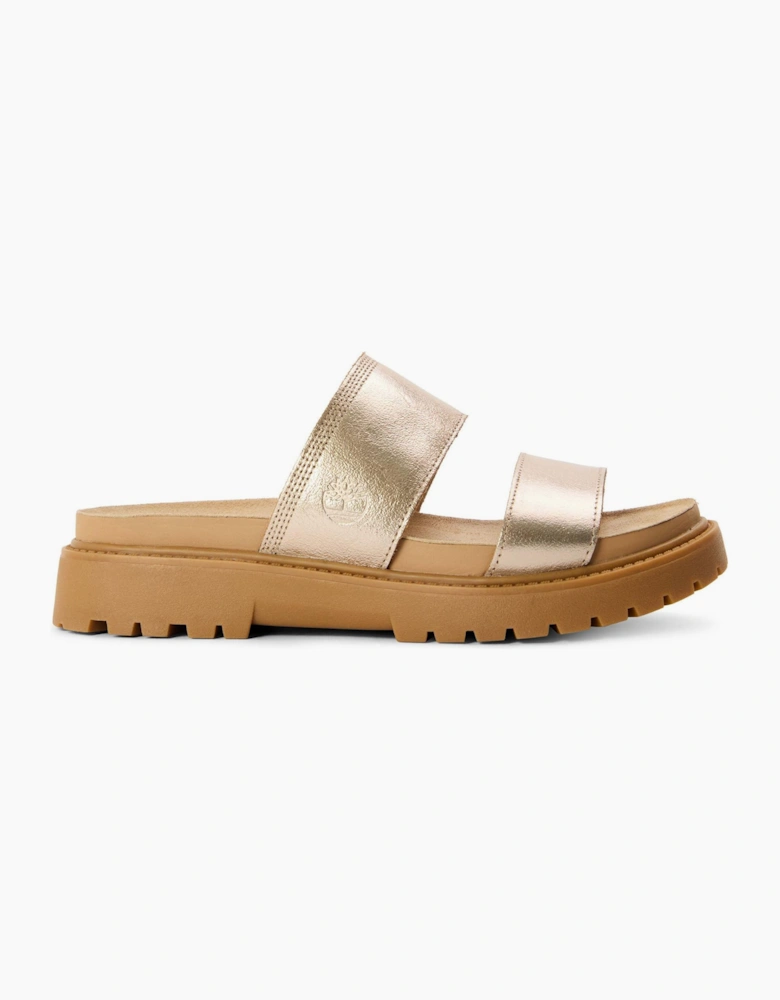 Clairemont Way Metallic Slide Sandals