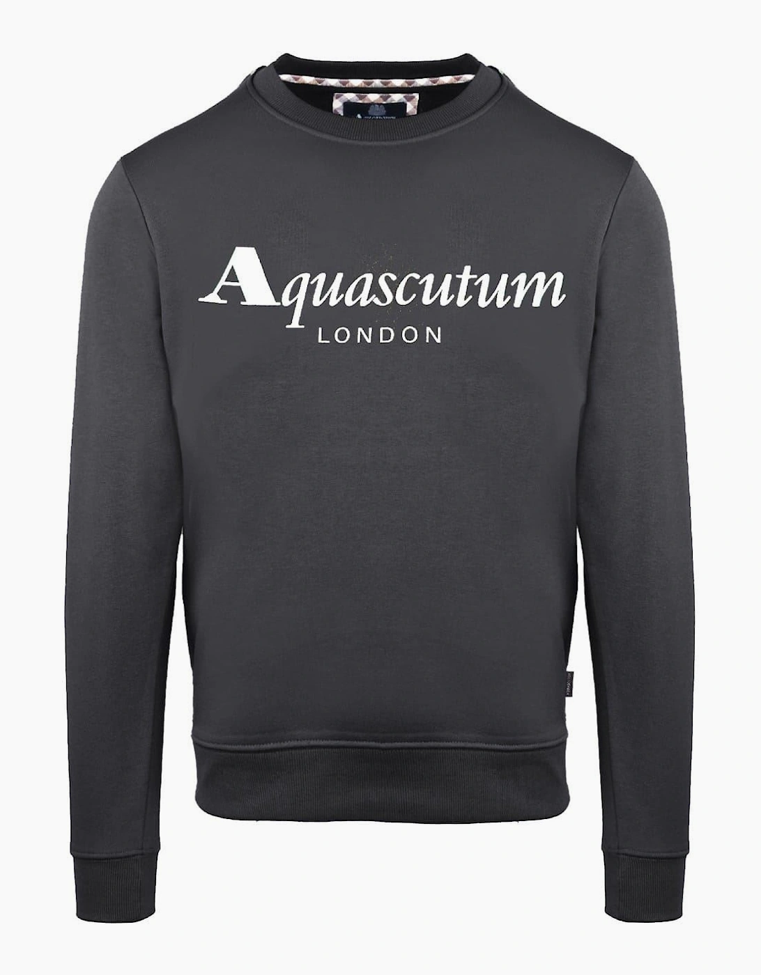 Lacoste Lettering Crew Neck Ribbed Collar Sweatshirt, 2 of 1