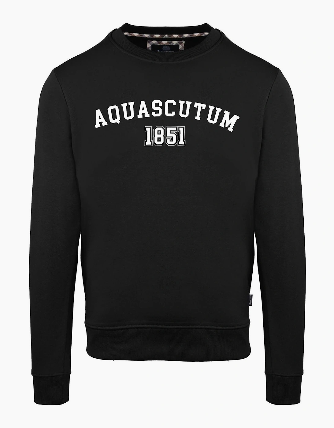 Aquascutum Men's Black Roundnck - Size X Large