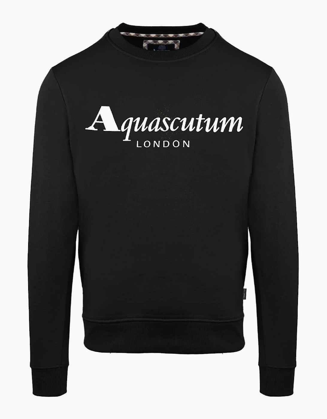Crew Neck Ribbed Collar Long Sleeve Sweatshirt, 2 of 1