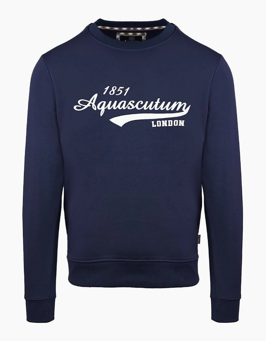 Printed Logo Crew Neck Long Sleeve Sweatshirt, 2 of 1