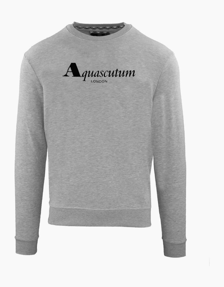 Lacoste Lettering Crew Neck Long Sleeve Sweatshirt