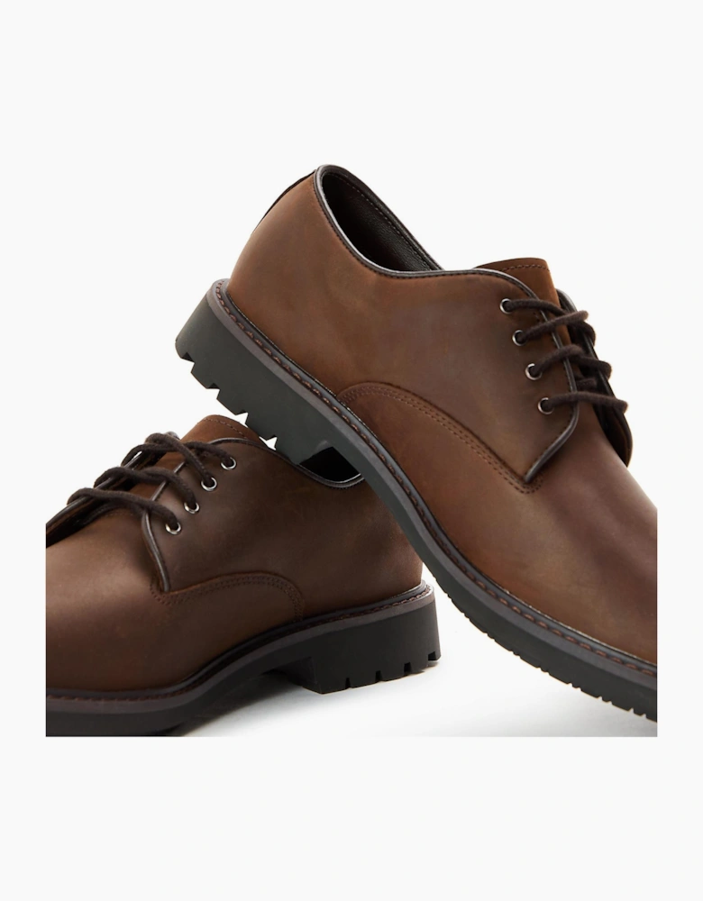 Waterproof Lace-Up Derby Smart Shoes