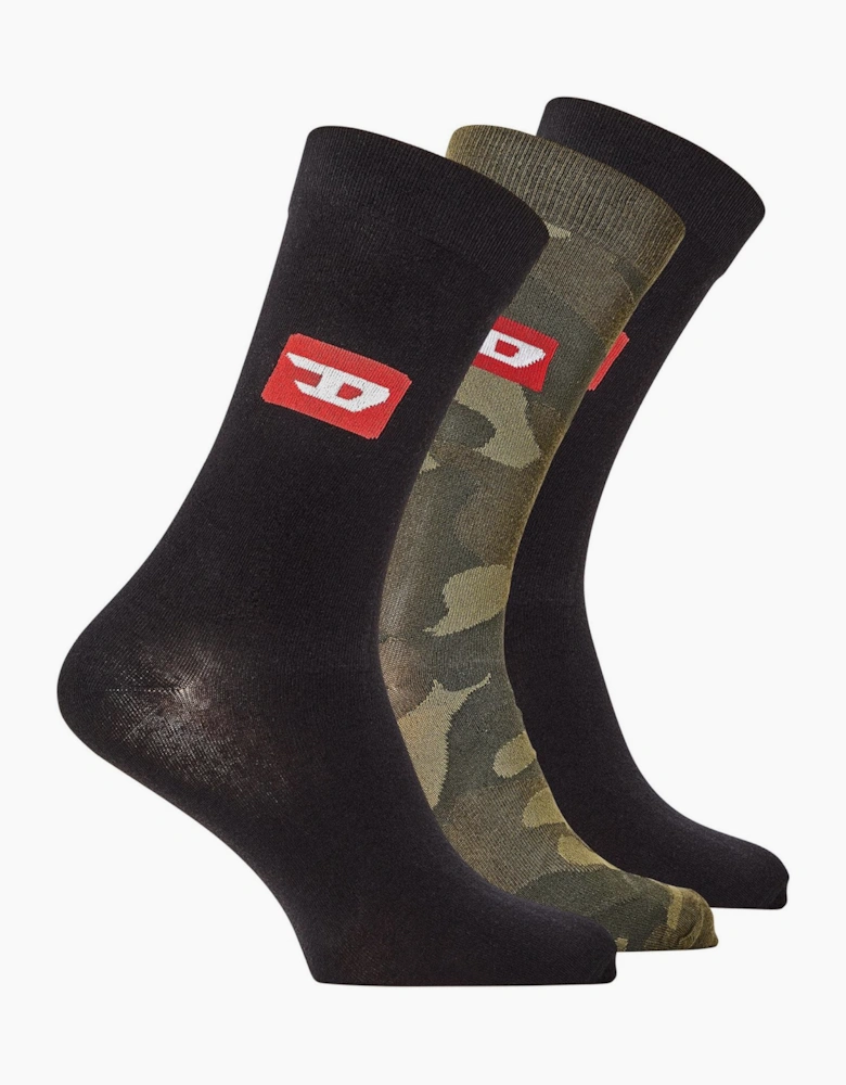 3 Pack Long Crew Socks