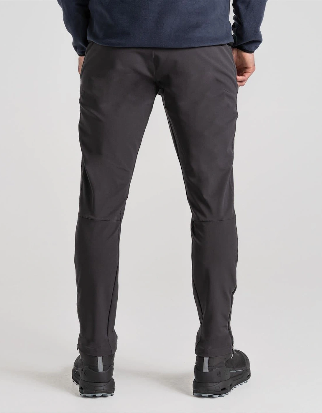 Expedition Solid Patterned Slim Trousers