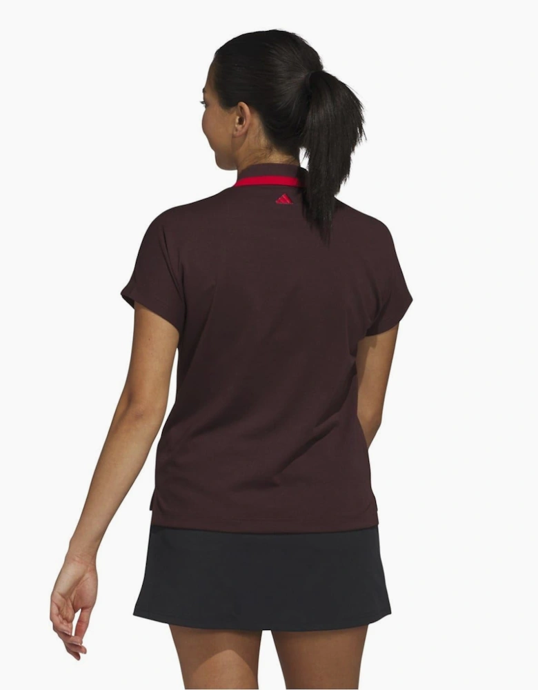 Collared Neck Short Sleeve Polo Shirt