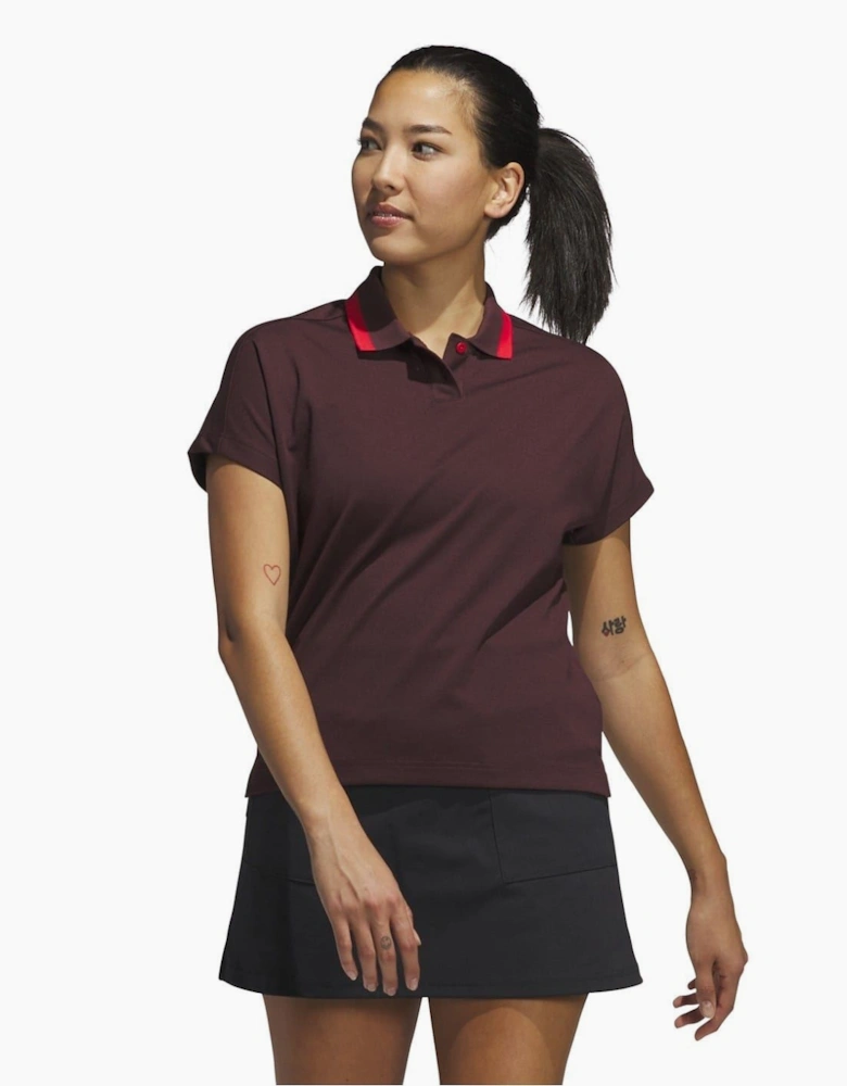 Collared Neck Short Sleeve Polo Shirt