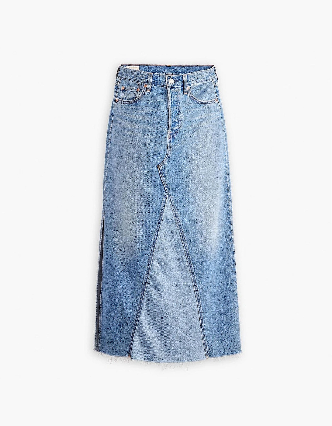 Regular Fit Iconic Long Mid Rise Skirt
