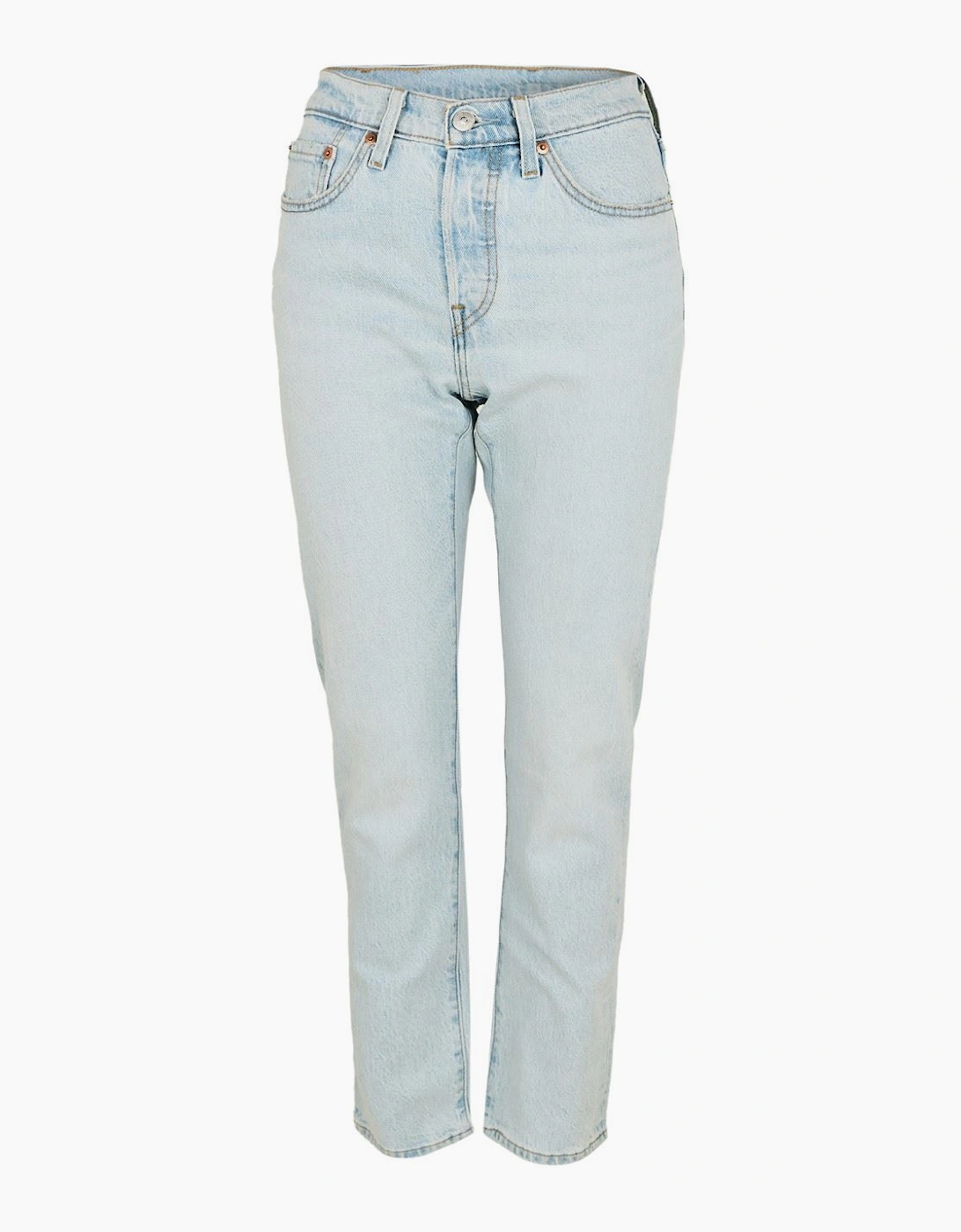 Levis 501 Women's Blue 501 Straight Leg Five Pocket Jeans  25 L32