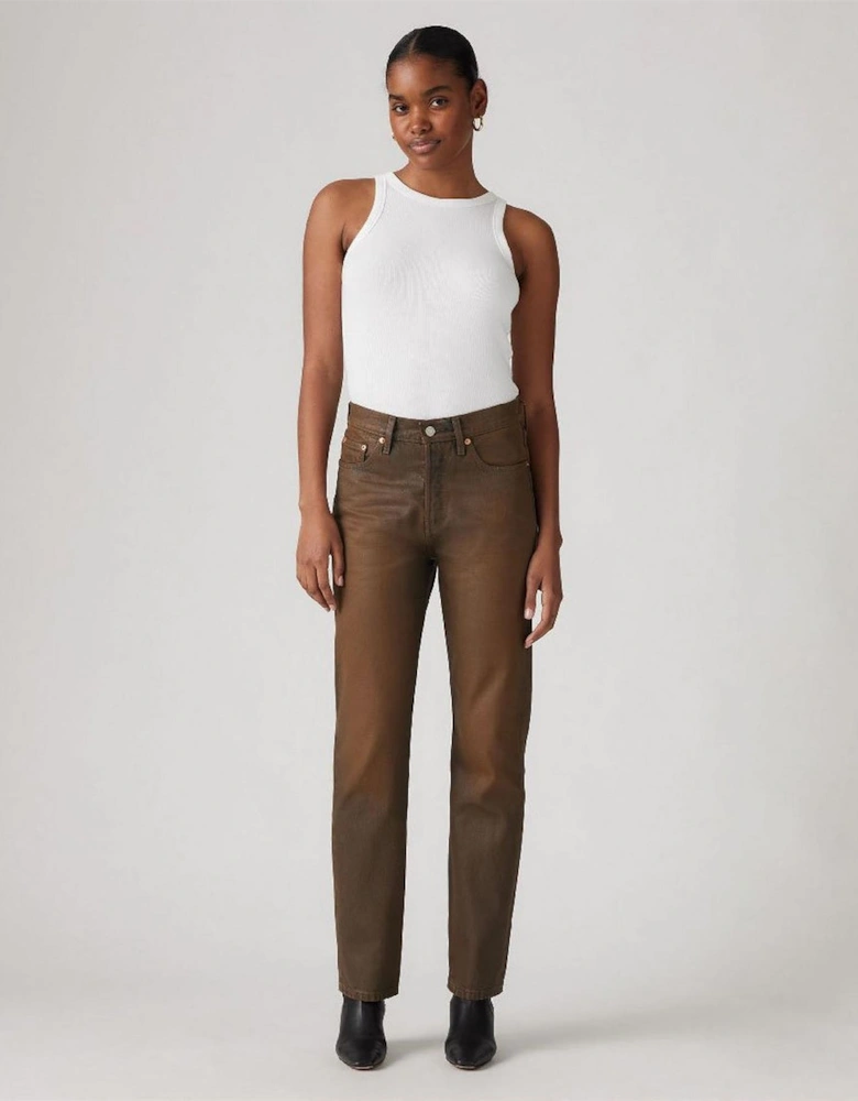 501 Straight Leg Five Pocket Jeans