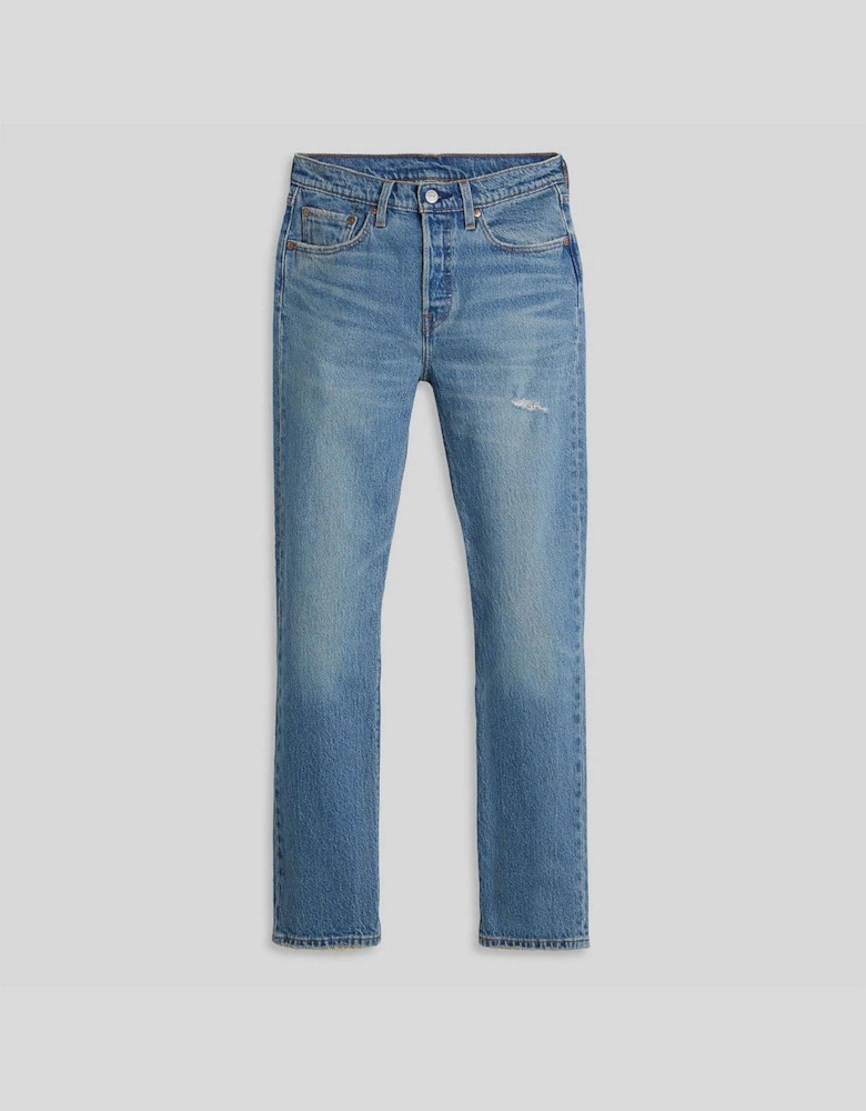 501 Straight Leg Five Pocket Jeans