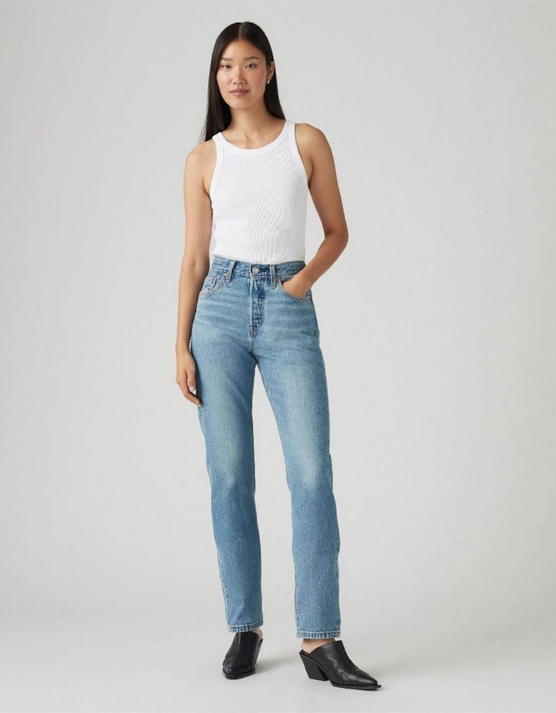 501 Straight Leg Five Pocket Jeans