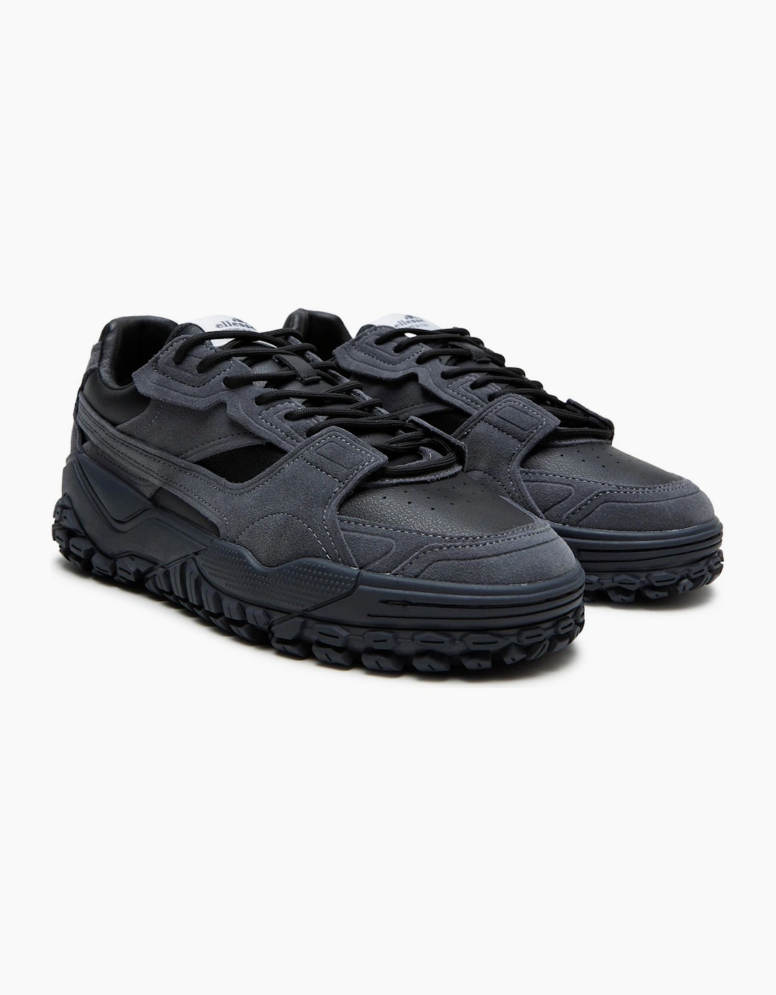 Luxe EL42 Lace-Up Lug Sole Sneakers