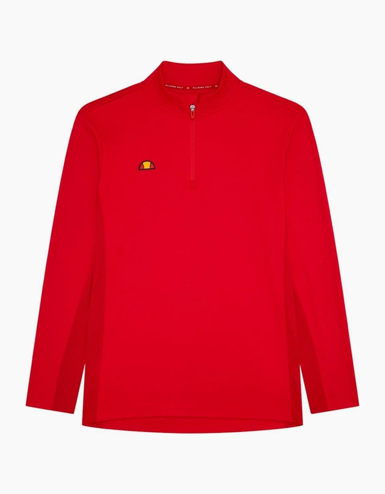 Zip Neck Long Sleeve Midlayer Sweatshirt