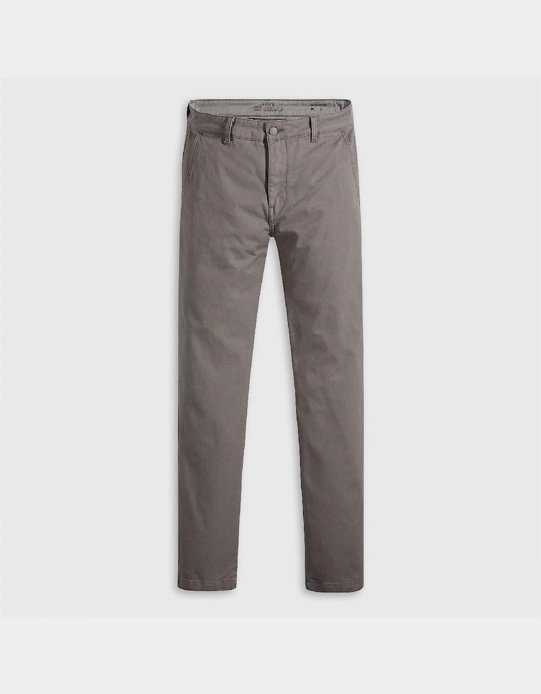 Solid Patterned Slim Chinos with Slant Pockets, 5 of 4