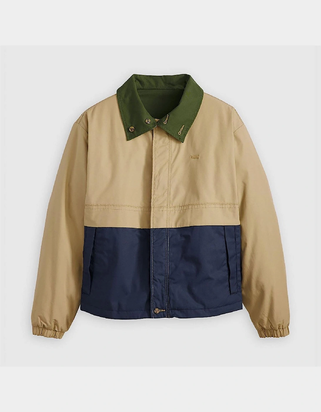 Rex Color Block Zipped Pocket Waxed Jacket, 2 of 1