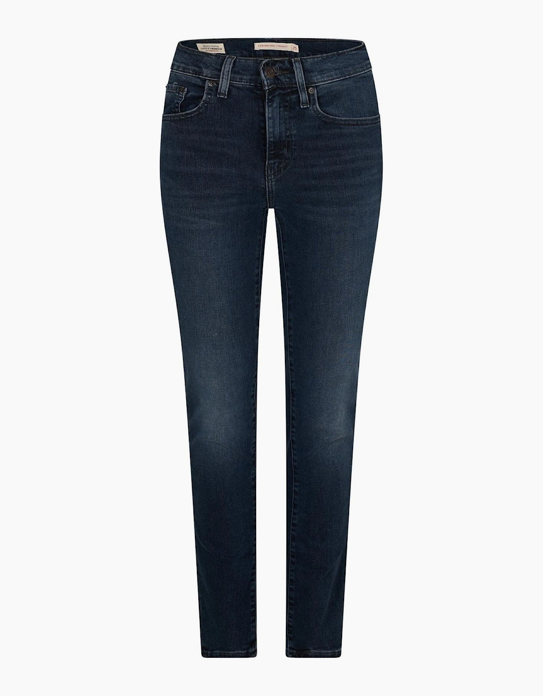 High Rise Straight Leg Jeans
