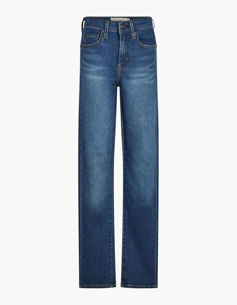 High Rise Straight Leg Jeans