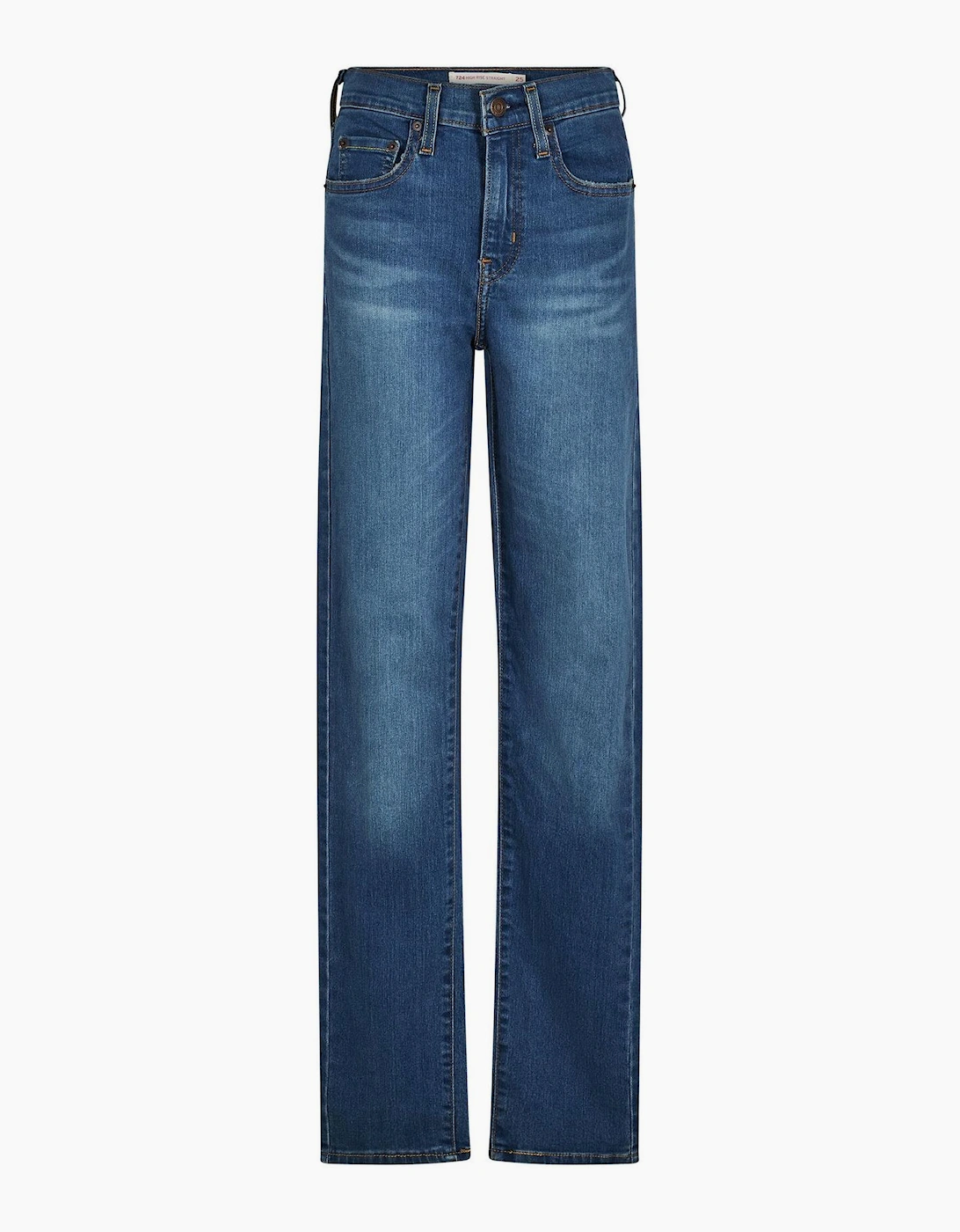 High Rise Straight Leg Jeans