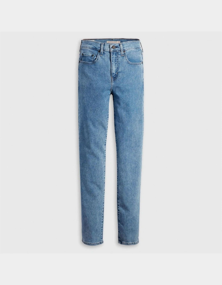 High Rise Straight Leg Jeans