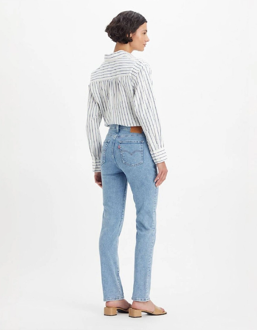 High Rise Straight Leg Jeans