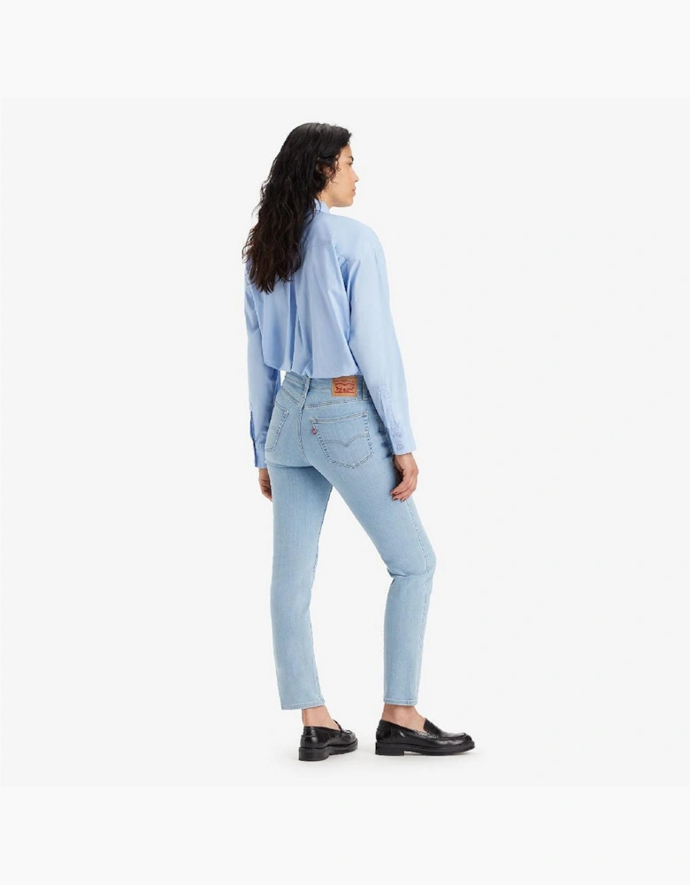 High Rise Straight Leg Jeans