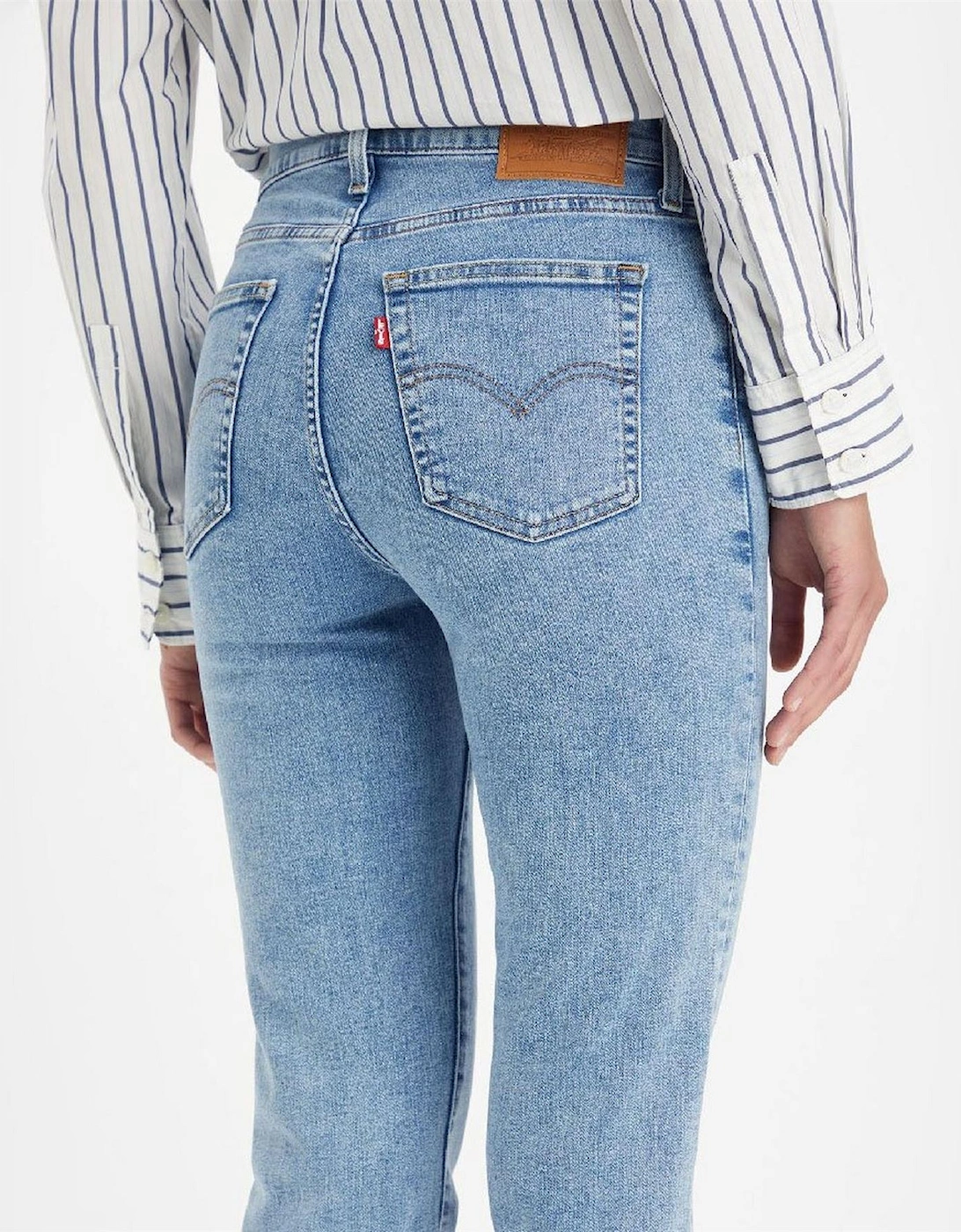 High Rise Straight Leg Jeans