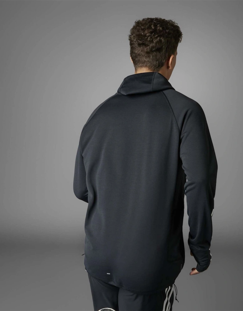 Hooded Neck Raglan Sleeve Sweatshirt