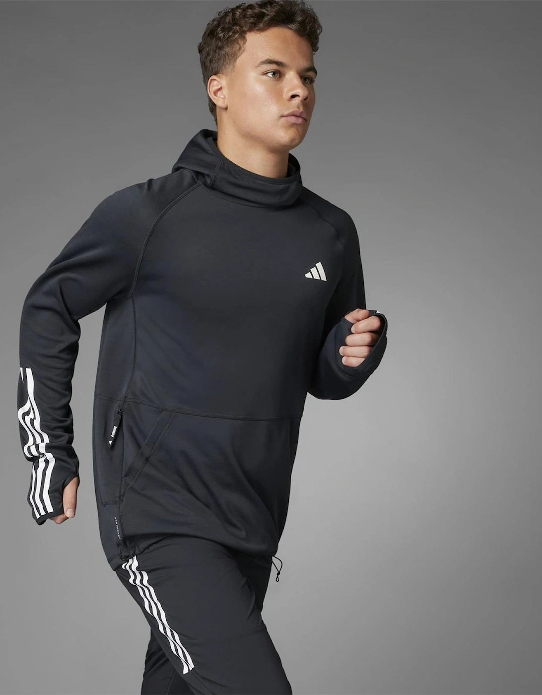 Hooded Neck Raglan Sleeve Sweatshirt