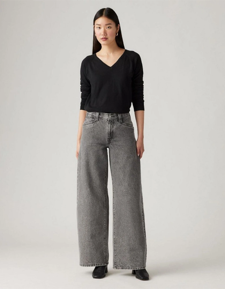 High Rise Wide Leg Jeans