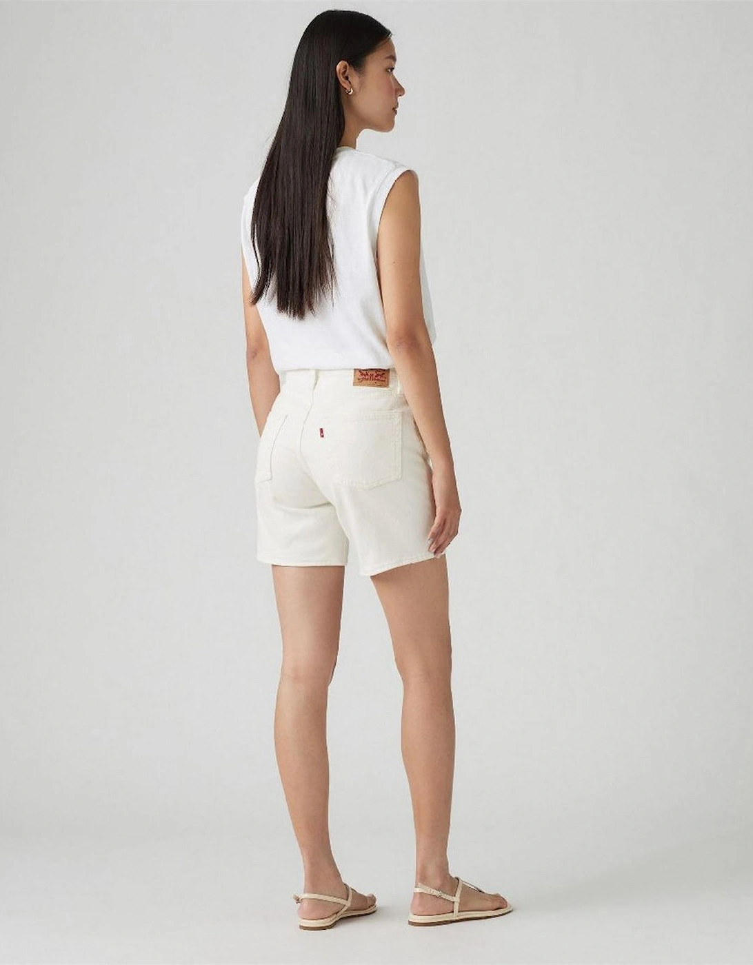 501 Mid Thigh Short Lunar Blac