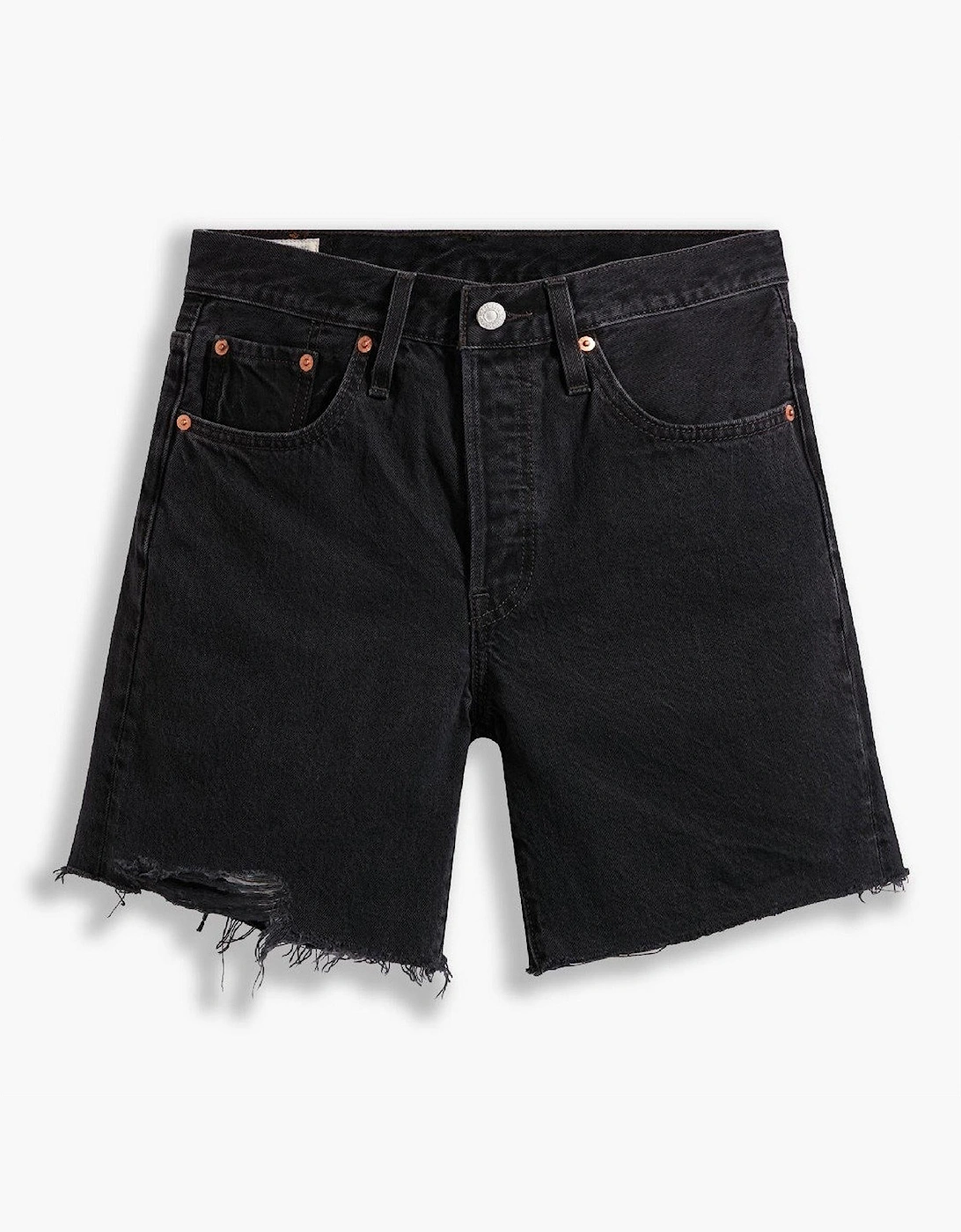 501 Mid Thigh Short Lunar Blac