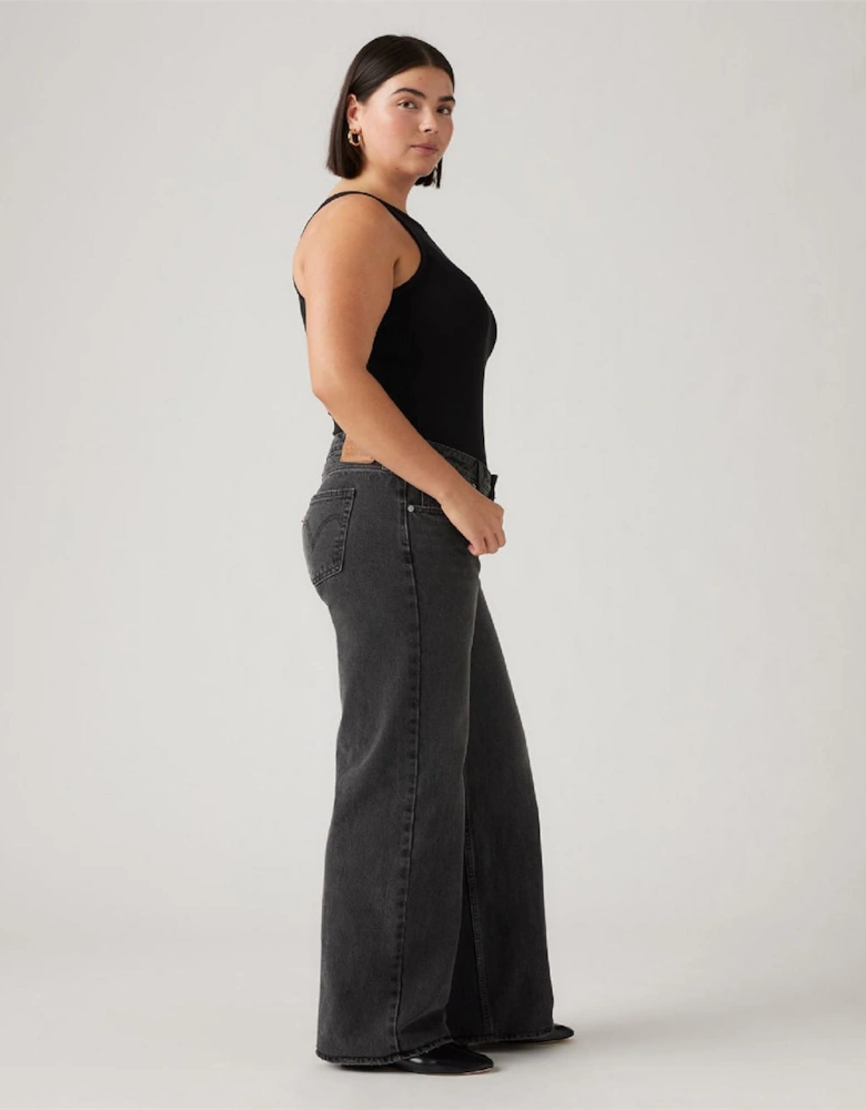 Low Rise Wide Leg Jeans