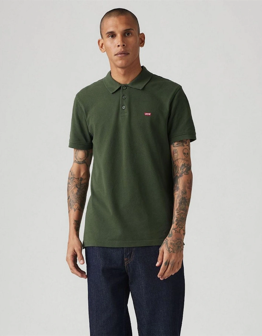 Housemark Collared Neck Short Sleeve Polo Shirt