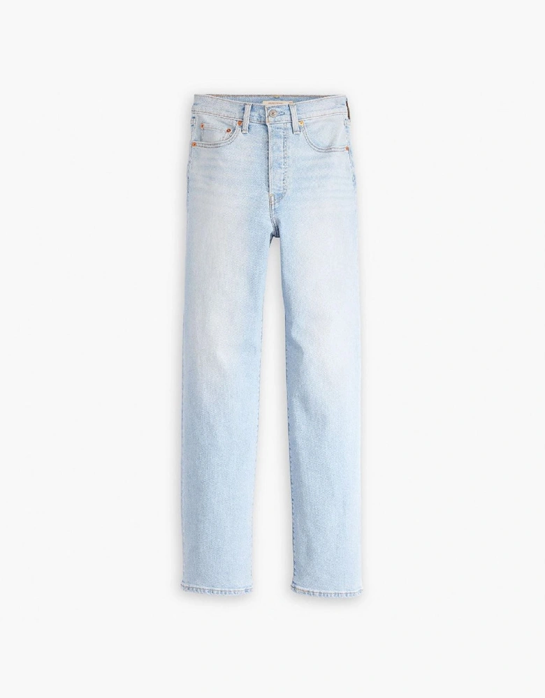 Ribcage High Rise Straight Leg Jeans