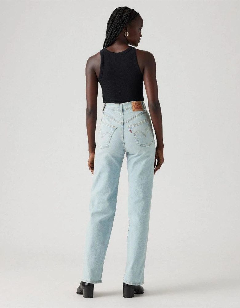 Ribcage High Rise Straight Leg Jeans