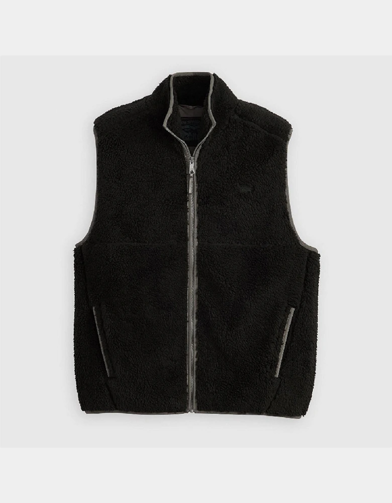 Summt Solid Patterned Zipped Pocket Waist Coat