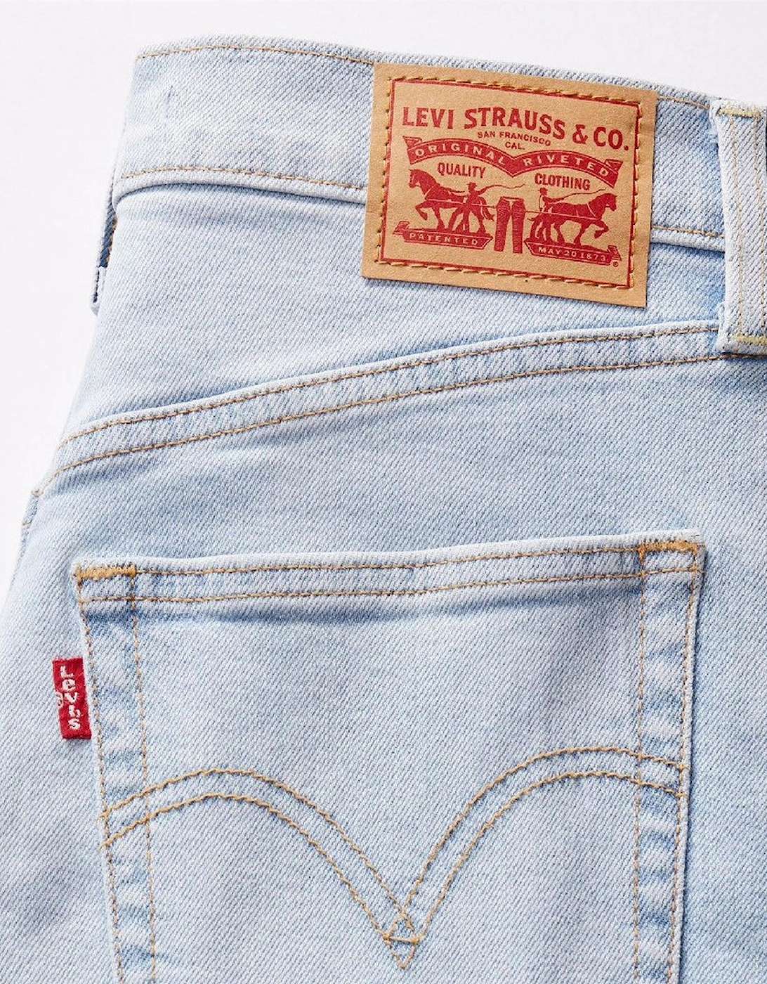 Ribcage High Rise Straight Leg Jeans