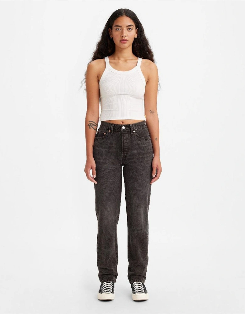 501 High Rise Straight Leg Jeans