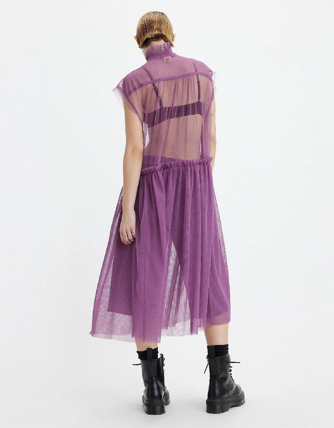 Radical Mock Neck Sleeveless Midi Dress