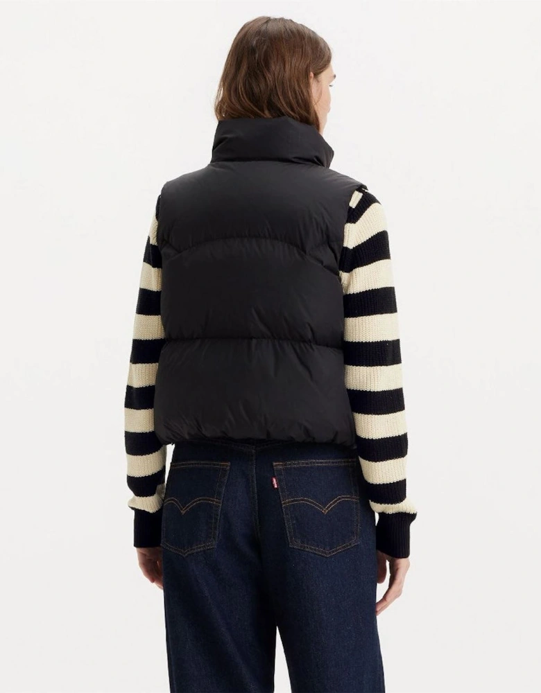 Western Anthracite Snap Button Front Pocket Gilet