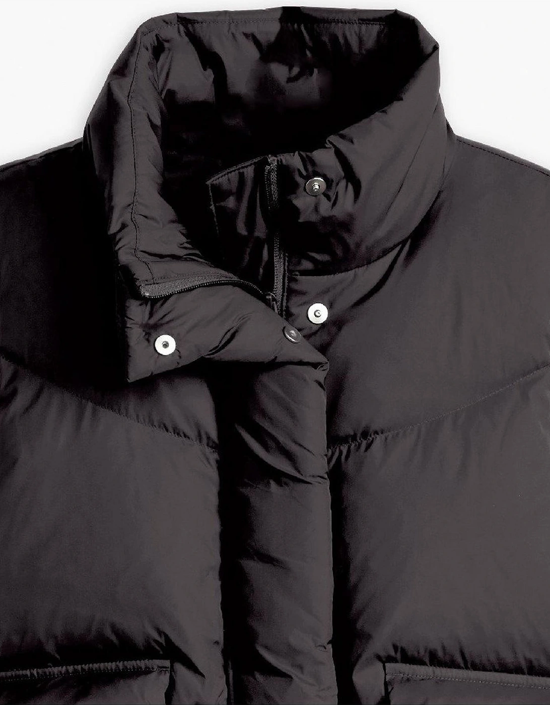 Western Anthracite Snap Button Front Pocket Gilet