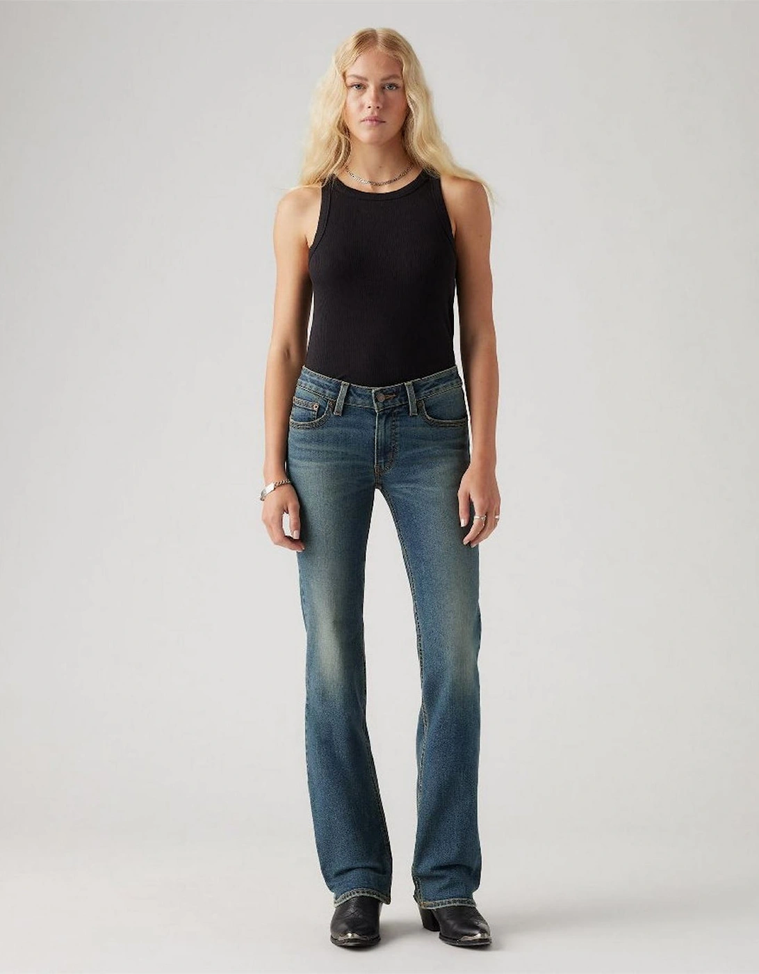 Low Rise Five Pocket Jeans