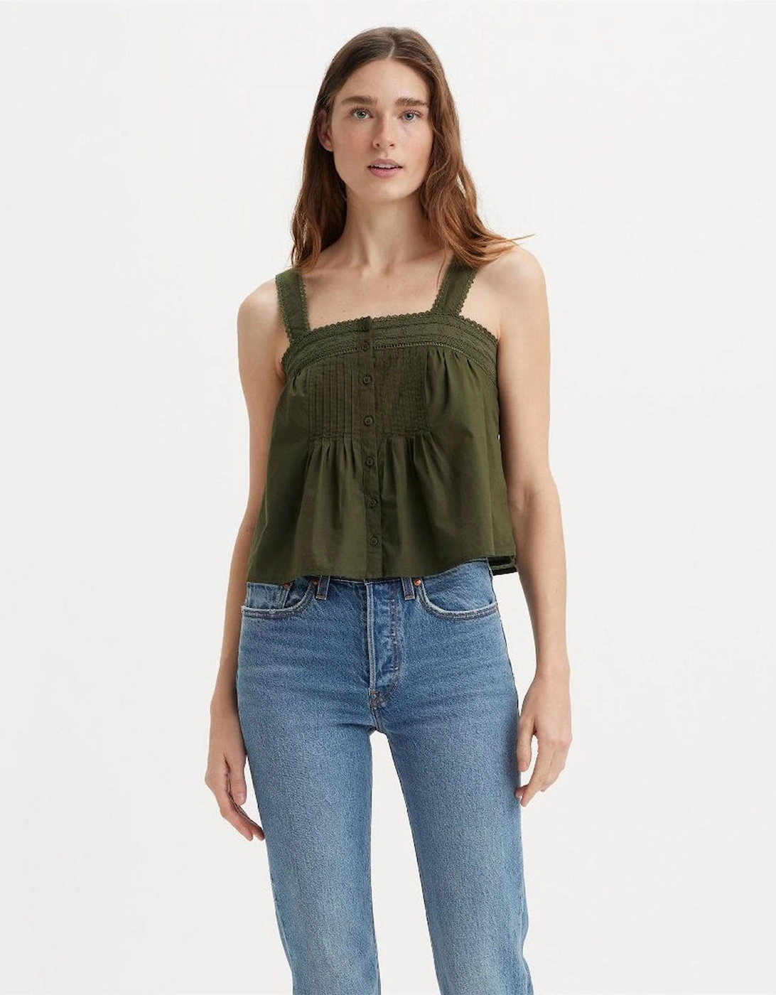 Cici Square Neck Camisole Tank