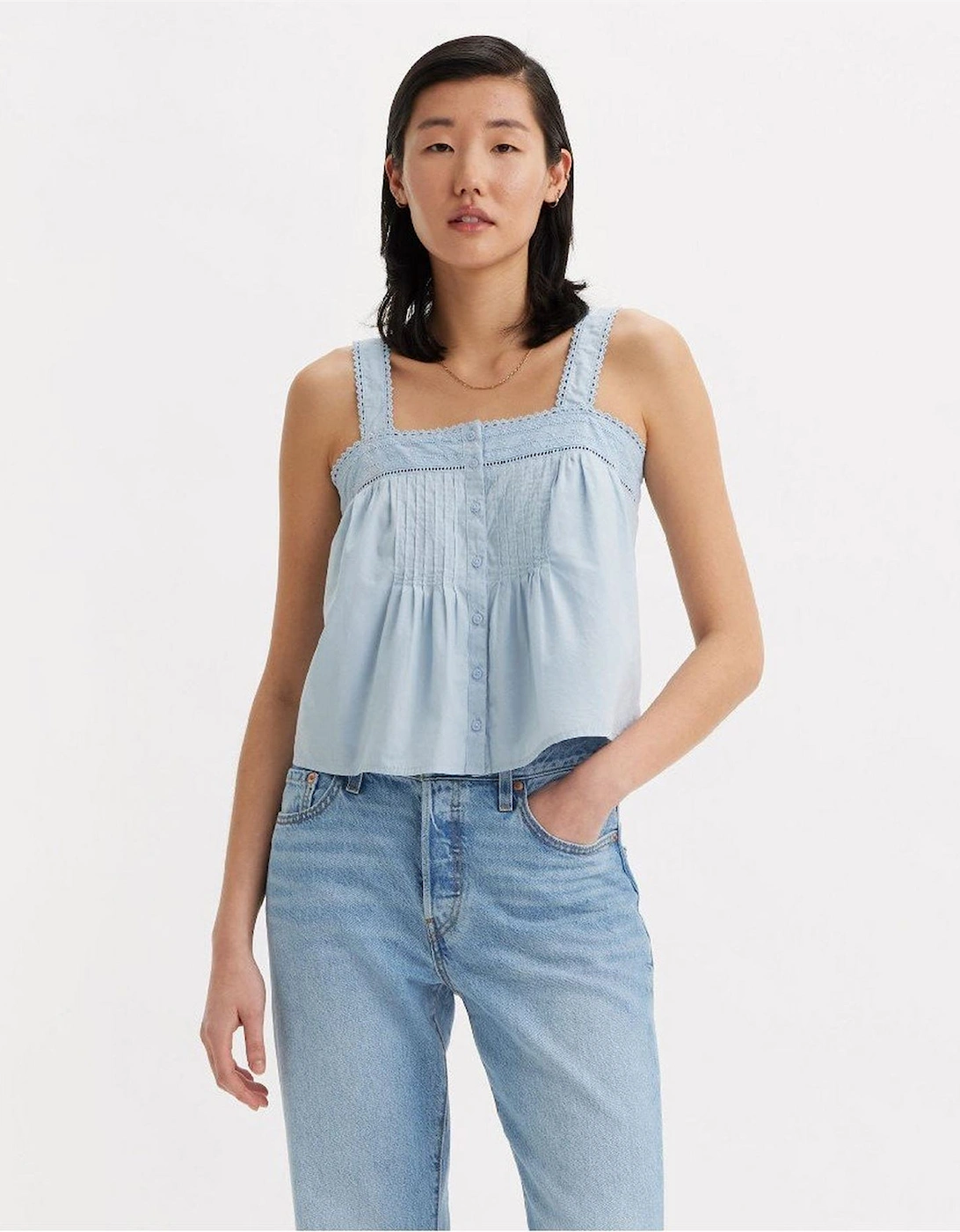 Cici Square Neck Camisole Tank